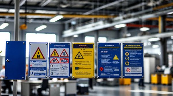 Top 5 panneaux pour renforcer la sécurité au travail